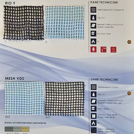 MESH VDS siatka biała